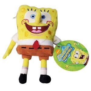 Vintage 2002 Nickelodeon SpongeBob SquarePants 6” Plush Ornament Kurt Adler NWT